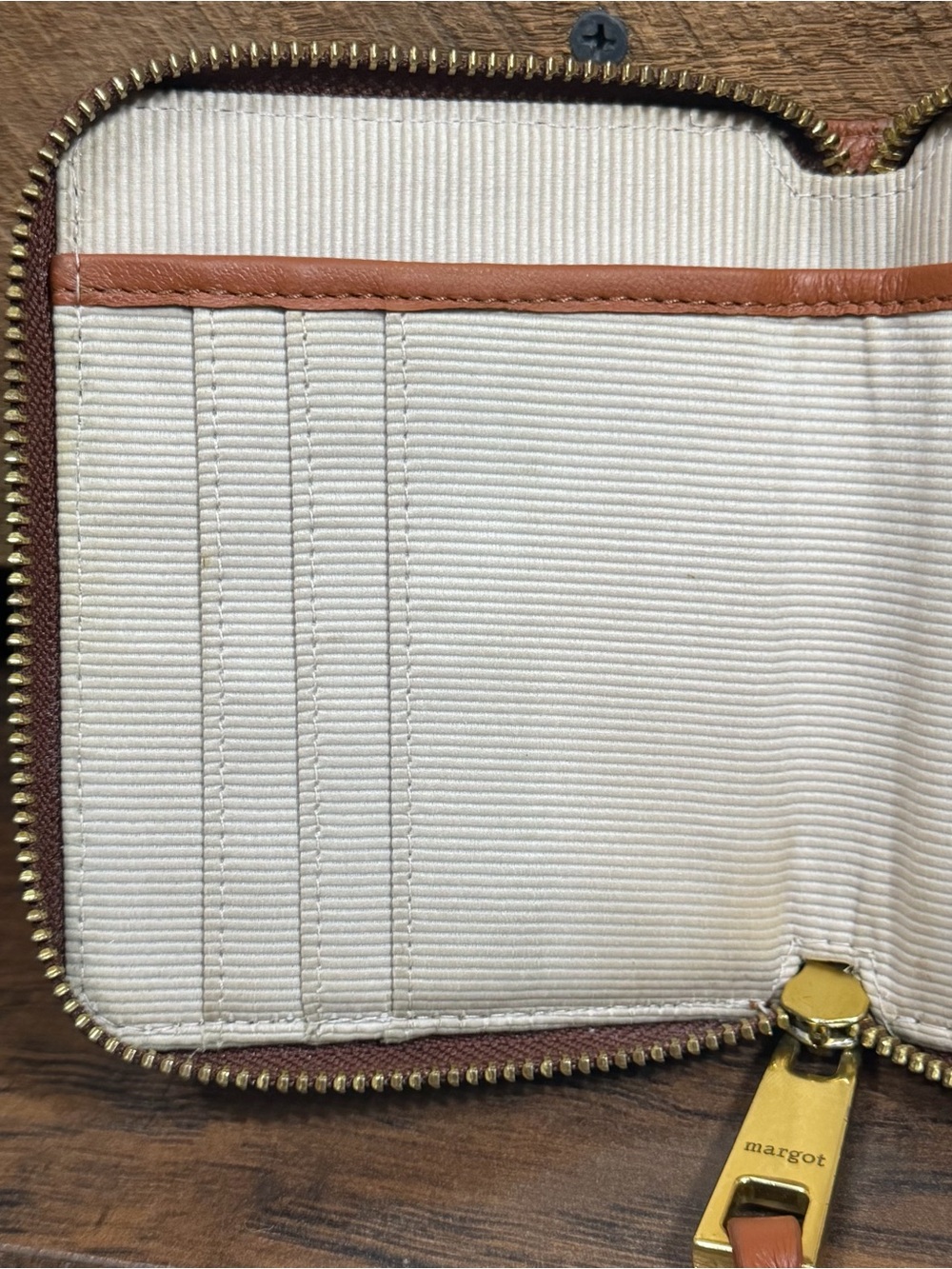 Margot Dana Small Zip Around Leather Wallet - Picture 6 of 8